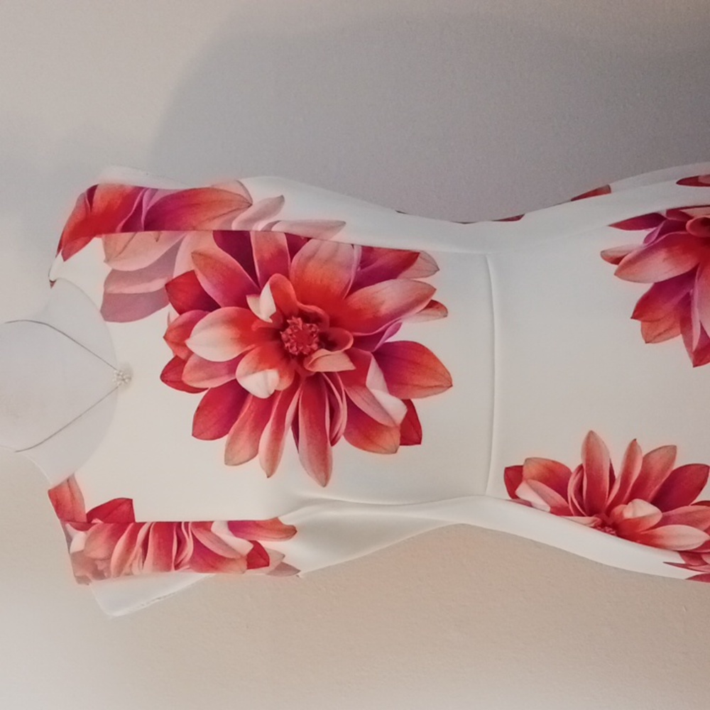 Calvin Klein beautiful multi color flower dress
